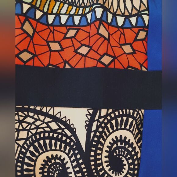 Tibi strapless silk mini dress tribal paisley print 0 - Picture 4 of 7